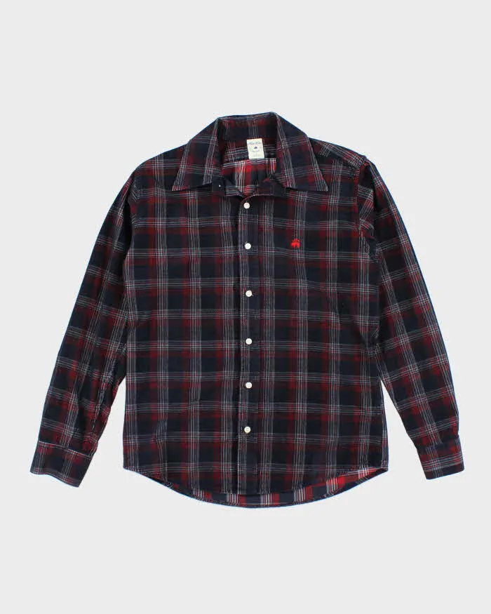 Vintage Brooks Brothers Corduroy Checked Shirt - L sold by Rokit