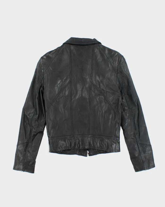 Vintage 90s Neto Black Leather Jacket - S sold by Rokit product image thumbnail 2