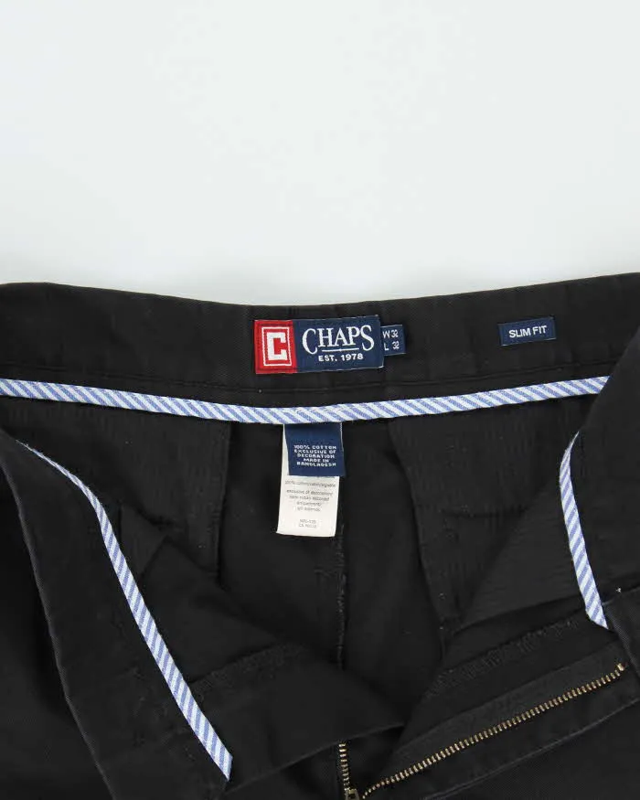 00s Chaps Charcoal Chinos - W32 L32 sold by Rokit product image thumbnail 3