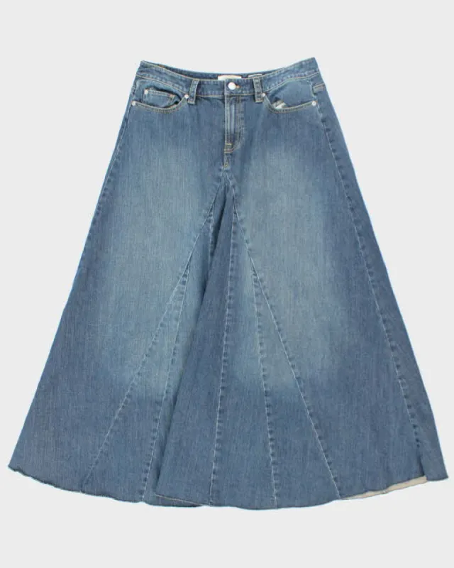 Vintage Y2k 00s Talbots Denim Maxi Skirt - S sold by Rokit
