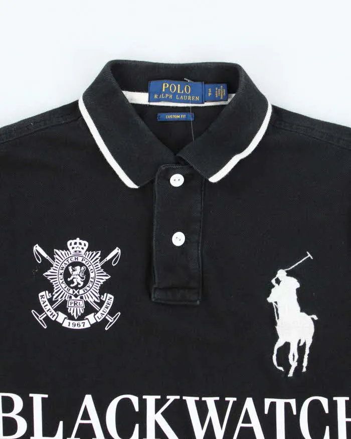 Vintage 2000's Ralph Lauren Black Watch Long-sleeved Polo Shirt - S sold by Rokit product image thumbnail 3