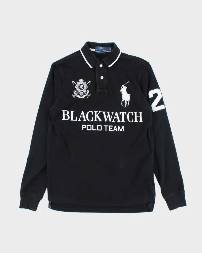 Vintage 2000's Ralph Lauren Black Watch Long-sleeved Polo Shirt - S sold by Rokit