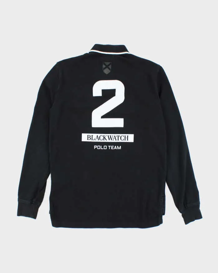Vintage 2000's Ralph Lauren Black Watch Long-sleeved Polo Shirt - S sold by Rokit product image thumbnail 2