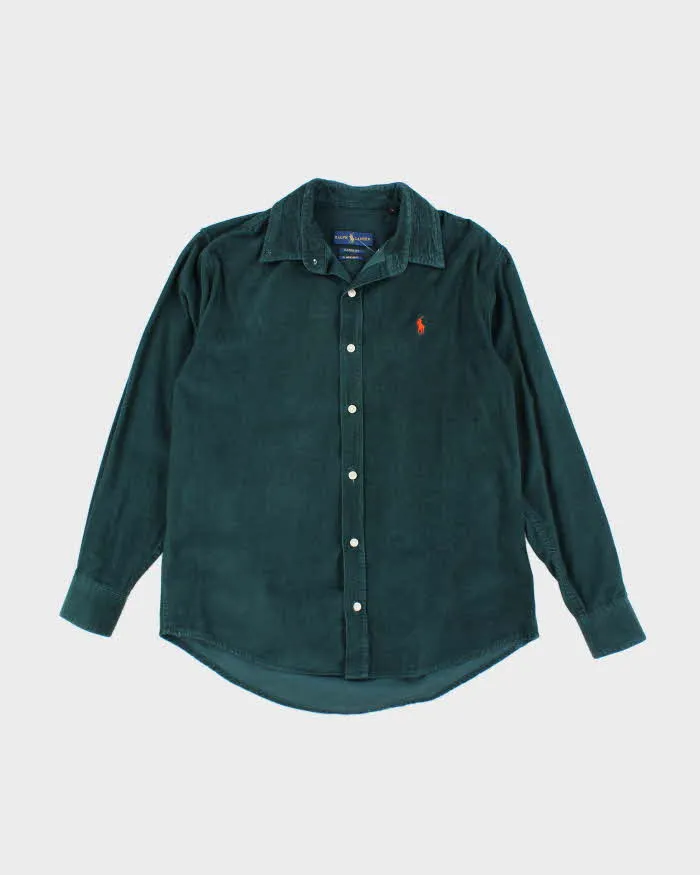 Vintage 2000's Ralph Lauren Corduroy Button Up Shirt - L sold by Rokit