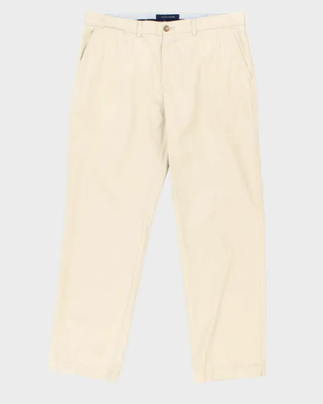 Tommy Hilfiger Cream Chinos - W38 L32 sold by Rokit