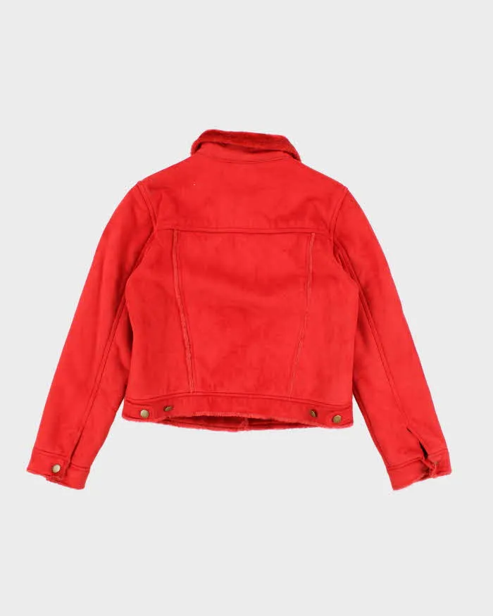 Vintage Y2k 00s Xntrik Faux Suede Red Jacket - M sold by Rokit product image thumbnail 2