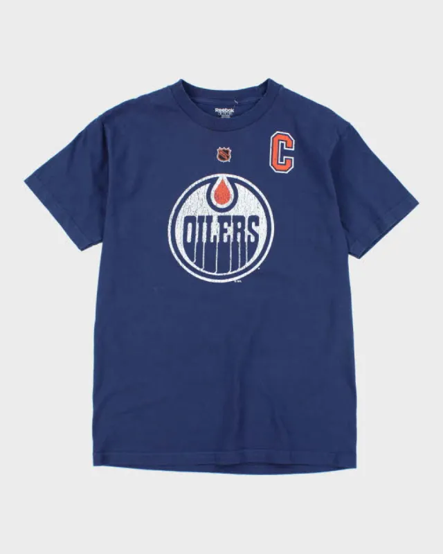 Edmonton Oilers NHL Rebook Graphic T-Shirt - M sold by Rokit