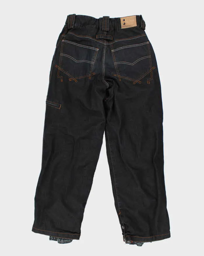 Vintage Y2K Ocean Earth Dark Wash Denim Baggy Ski Trousers - W32 L31 sold by Rokit product image thumbnail 2