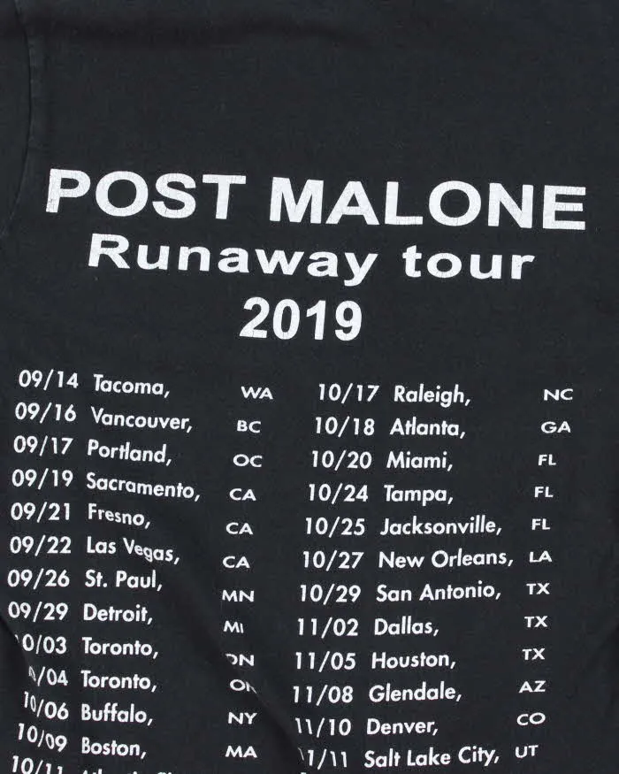 Post Malone 2019 Runaway Tour Music T-Shirt - S sold by Rokit product image thumbnail 4