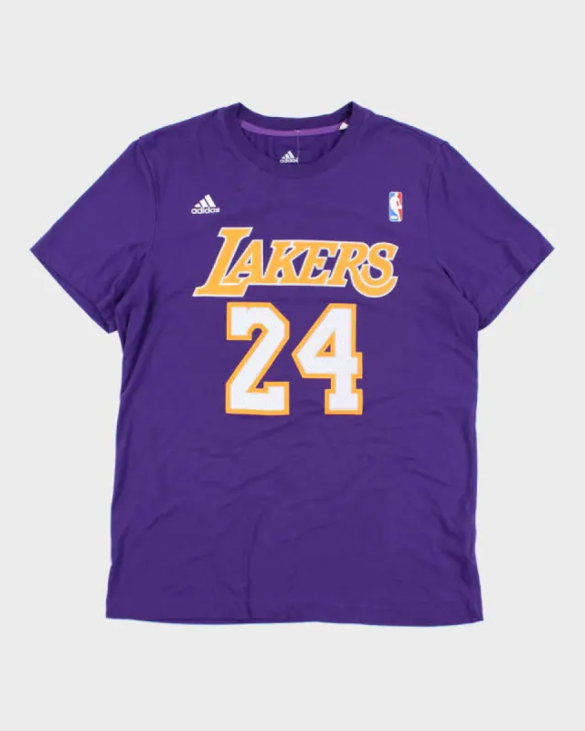 Adidas LA Laker Bryant NBA Graphic T-Shirt - L sold by Rokit