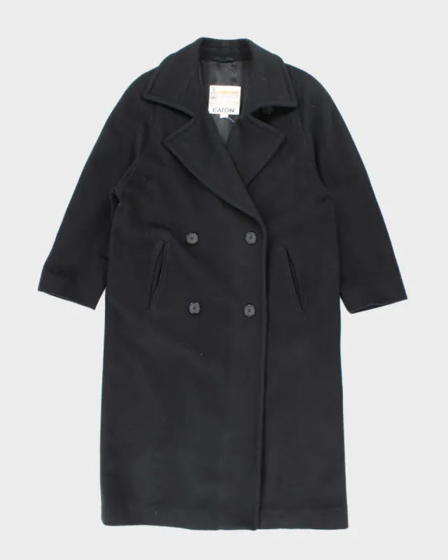 Vintage London Fog Black Wool Coat - XL sold by Rokit