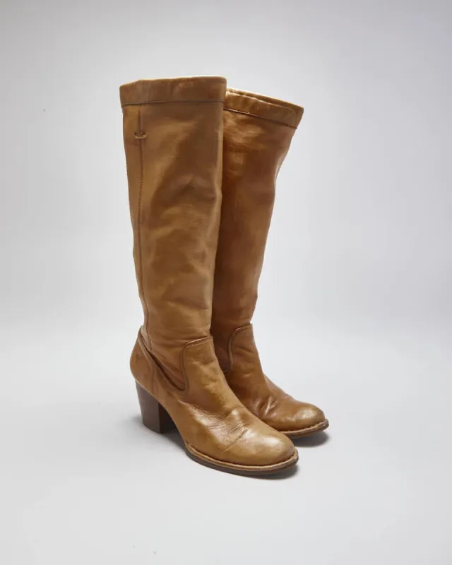 Vintage Frye Soft Leather Boots - UK6 sold by Rokit