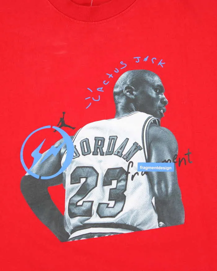Jordan x Travis Scott x Fragment Michael Jordan Graphic T-Shirt - L sold by Rokit product image thumbnail 4
