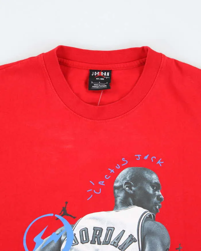 Jordan x Travis Scott x Fragment Michael Jordan Graphic T-Shirt - L sold by Rokit product image thumbnail 3