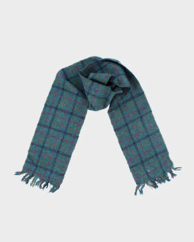 Vintage Harris Tweed Checked Scarf sold by Rokit