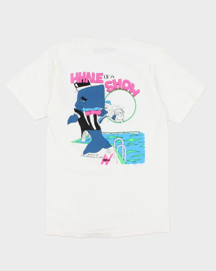 Vintage 80's Whale Wreck Single Stitch T-Shirt - L sold by Rokit product image thumbnail 2