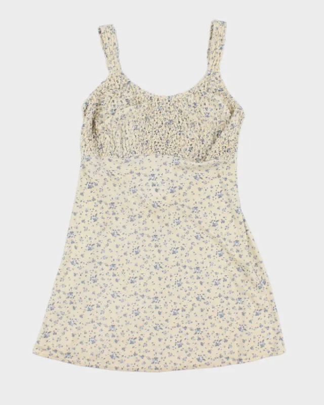 Vintage 90s Up Front Floral Dress - M sold by Rokit