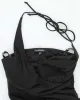Y2k 00s Le Chateau Black Halter Neck Dress - XXS sold by Rokit