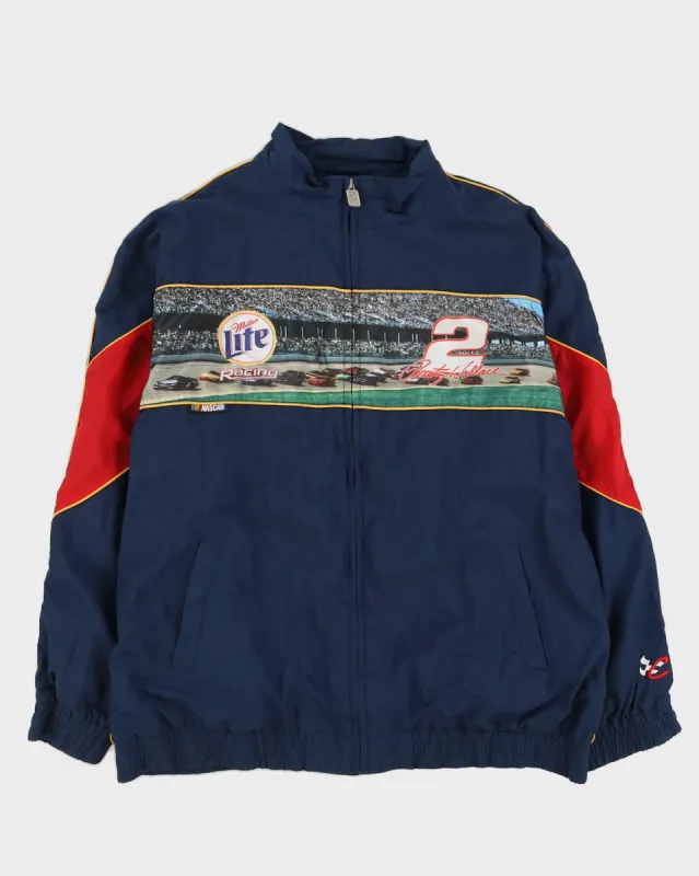 Vintage 90s Nascar 2 Rusty Wallace Blue Jacket - XL sold by Rokit