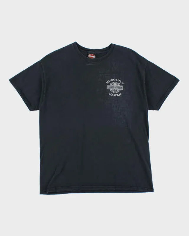 Vintage 2000's Harley Davidson Honolulu Biker Graphic T-Shirt - L made by Harley-Davidson