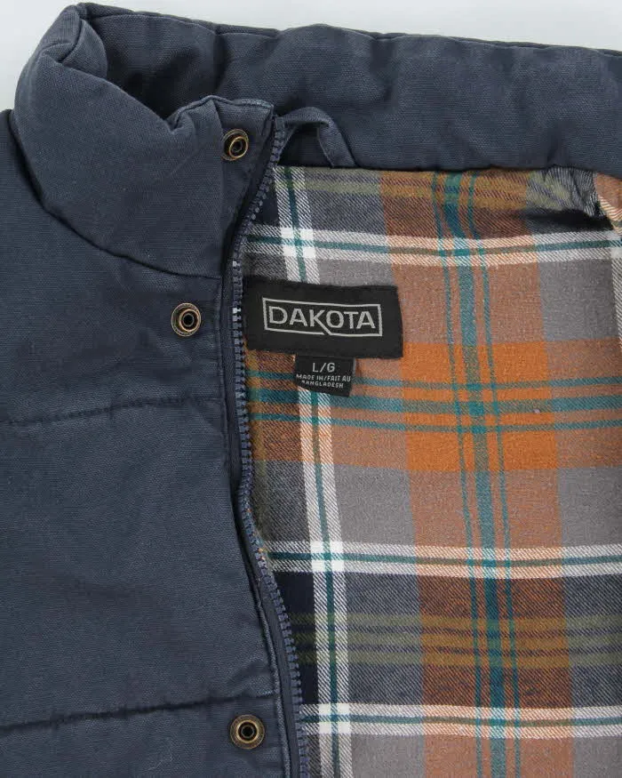 Vintage Dakota Flannel Lined Sleeveless Workwear Jacket - L sold by Rokit product image thumbnail 4