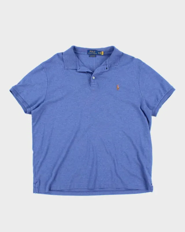 Vintage Ralph Lauren Lightweight Small Horse Polo Shirt - XL sold by Rokit