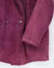Vintage Hide Society Purple Suede Coat - XXXL sold by Rokit