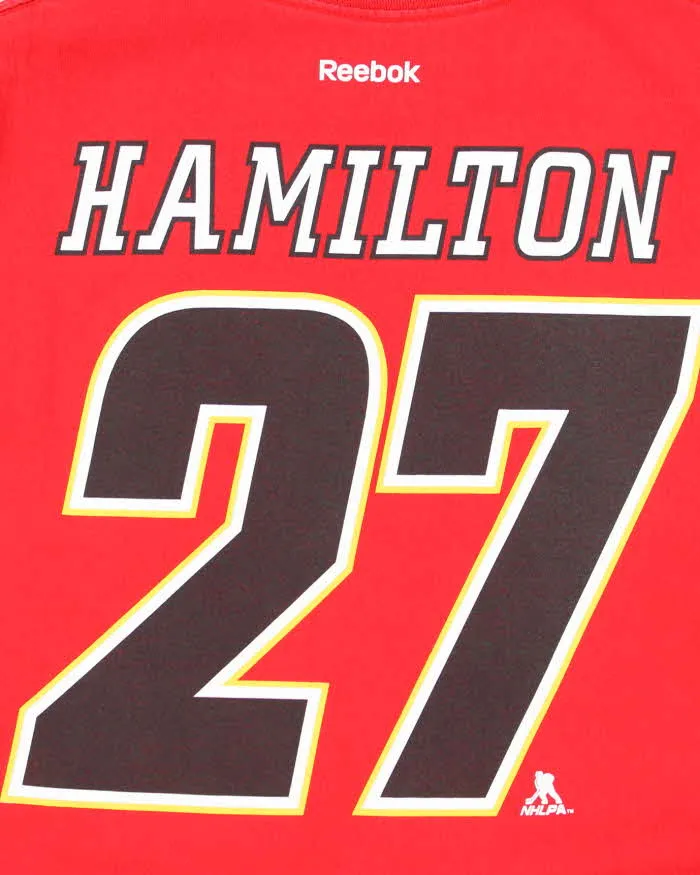 Vintage Reebok Calgary Flames NHL Logo Graphic T-Shirt - M sold by Rokit product image thumbnail 4