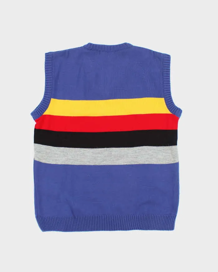 Vintage 2000's Nautica Multi Coloured Tank Knit Jumper - M sold by Rokit product image thumbnail 2