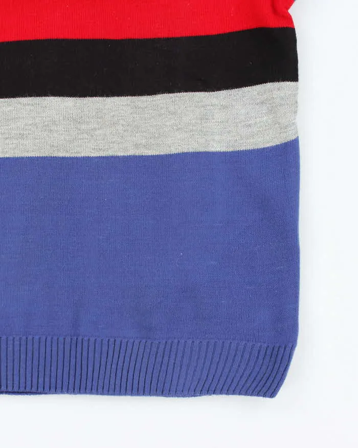 Vintage 2000's Nautica Multi Coloured Tank Knit Jumper - M sold by Rokit product image thumbnail 4