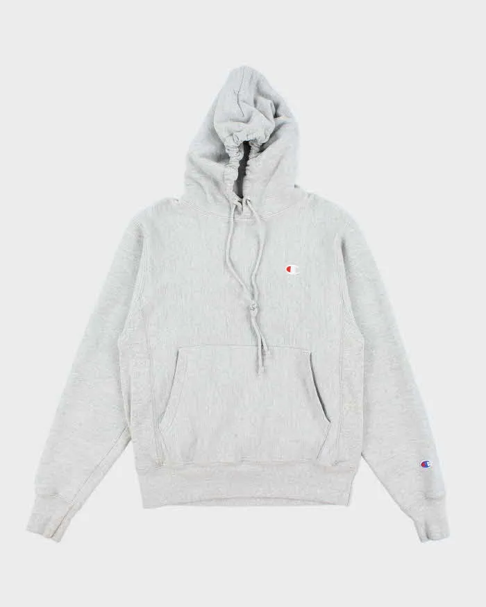 Vintage Champion Reverse Weave Grey Hoodie - S sold by Rokit