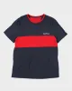 Vintage Nautica Striped Small Logo T-Shirt - XL sold by Rokit