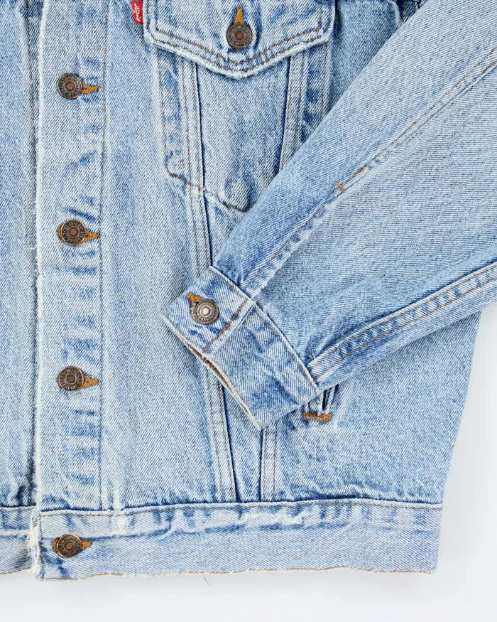 Vintage 90's Levi's Oversized Light Wash Denim Jacket - L sold by Rokit product image thumbnail 4