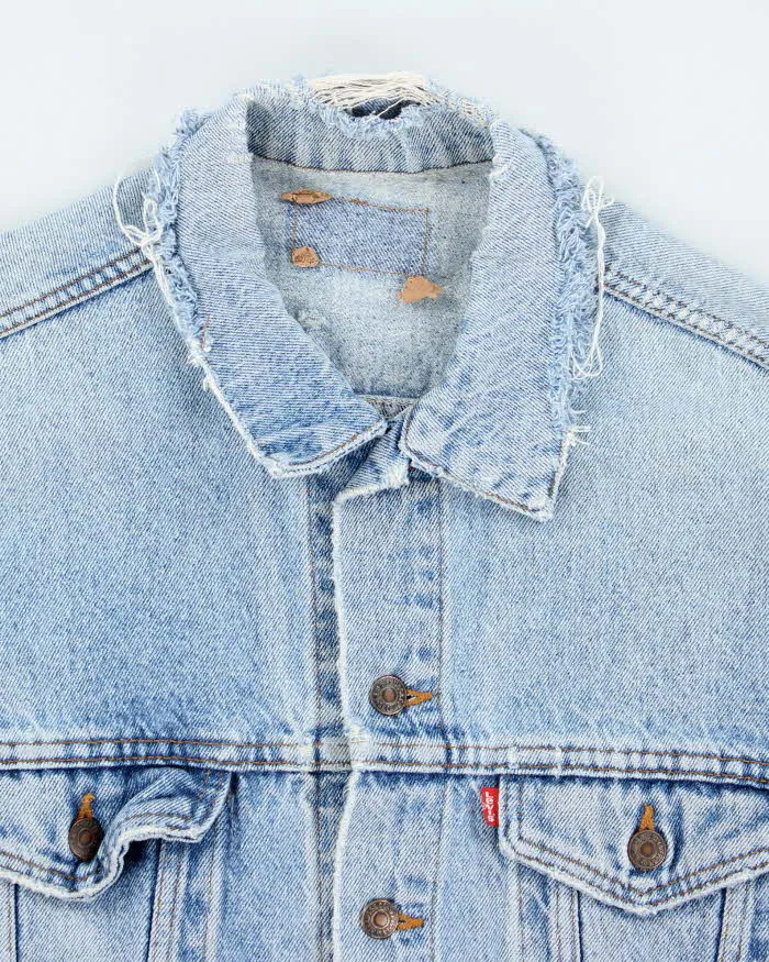 Vintage 90's Levi's Oversized Light Wash Denim Jacket - L sold by Rokit product image thumbnail 3