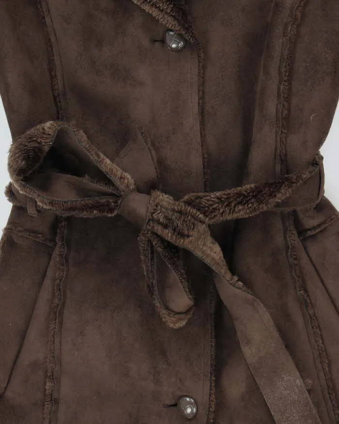 Vintage Costa Blanca Faux Suede Coat - XS sold by Rokit product image thumbnail 4