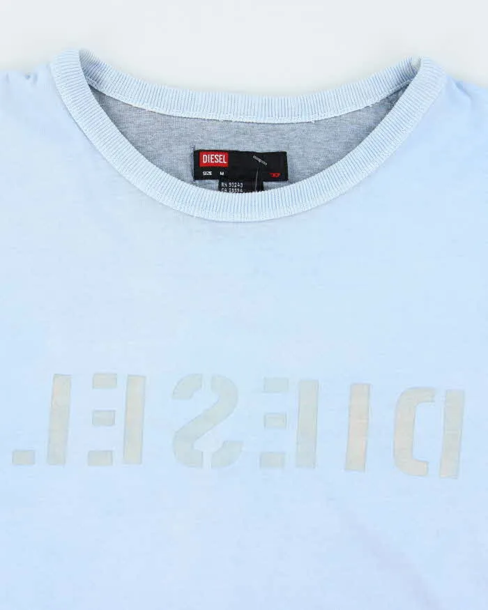 Vintage Y2K Diesel Backwards Spell Out Logo Long-sleeve T-Shirt - M sold by Rokit product image thumbnail 3