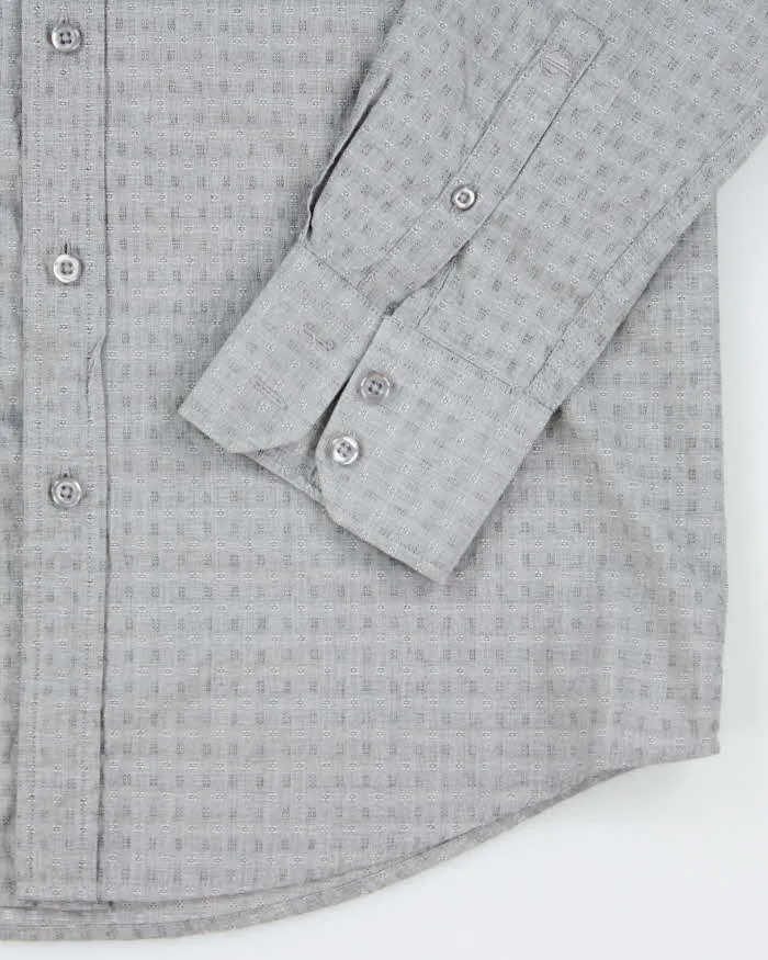 Vintage Guy Laroche Grey Long Sleeve Shirt - M sold by Rokit product image thumbnail 4