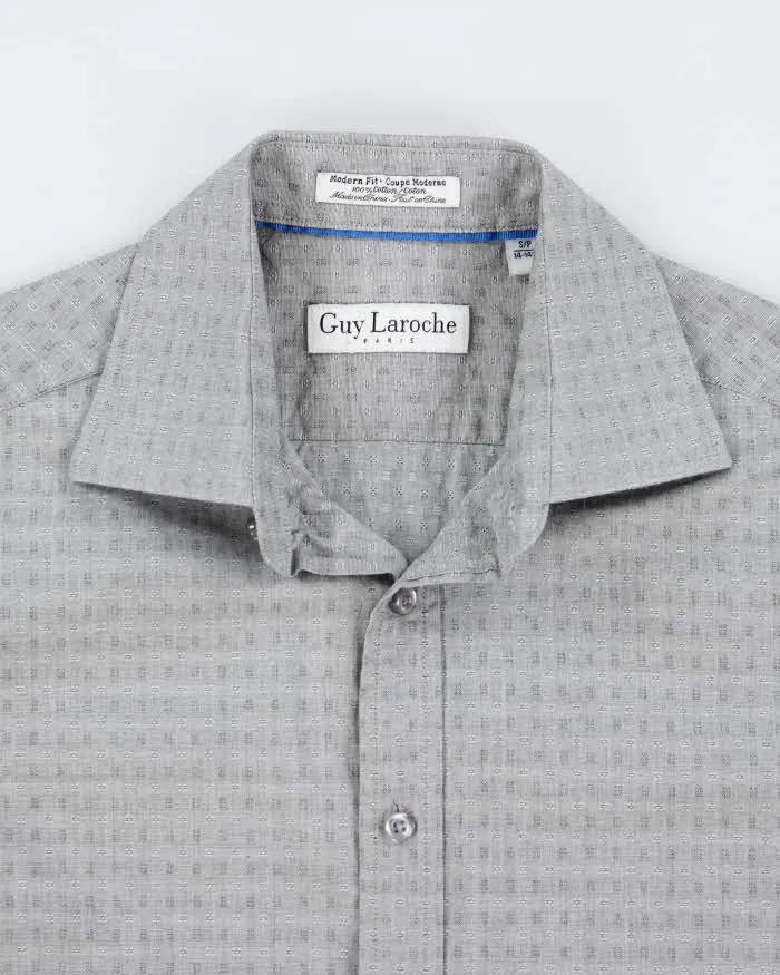Vintage Guy Laroche Grey Long Sleeve Shirt - M sold by Rokit product image thumbnail 3