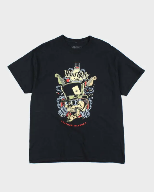Hard Rock Cafe Cayman Island Skull Graphic T-Shirt - XL sold by Rokit