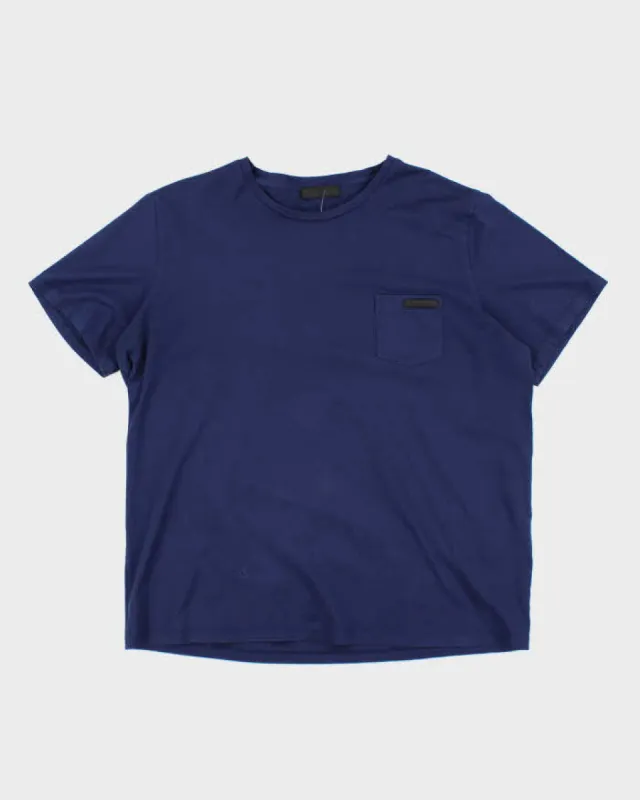 Vintage Prada Lightweight Small Logo Pocket T-Shirt - XXL made by Prada