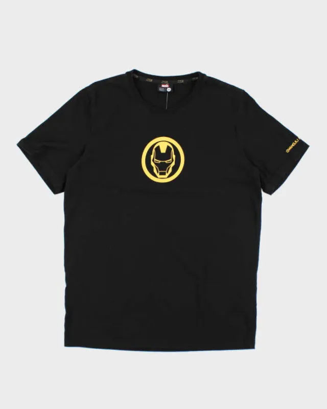 Marvel Iron Man Centre Logo Graphic T-Shirt - L sold by Rokit