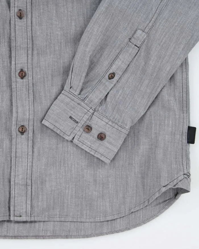 The North Face Grey Long Sleeve Shirt - M sold by Rokit product image thumbnail 4