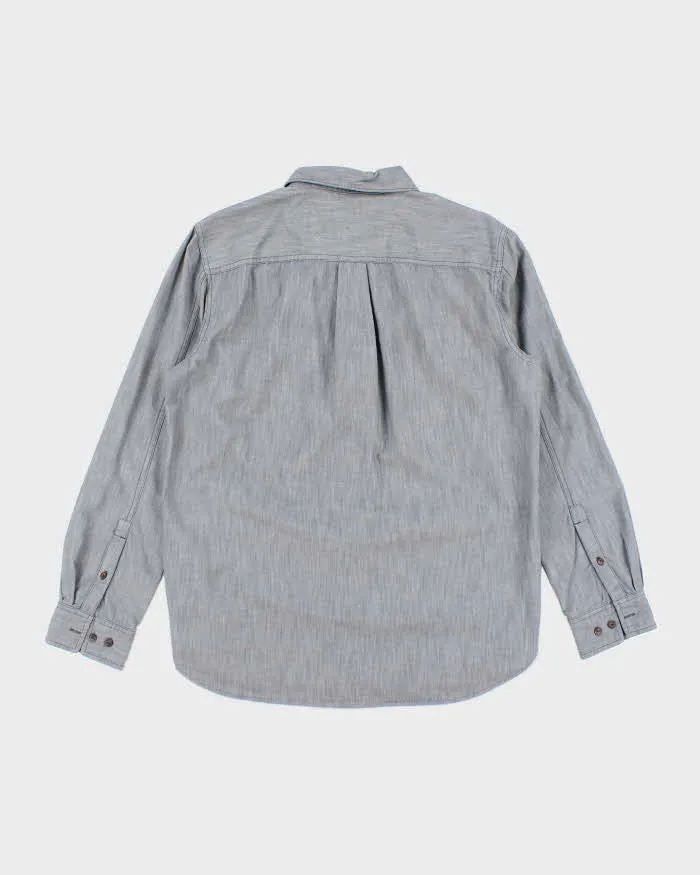 The North Face Grey Long Sleeve Shirt - M sold by Rokit product image thumbnail 2