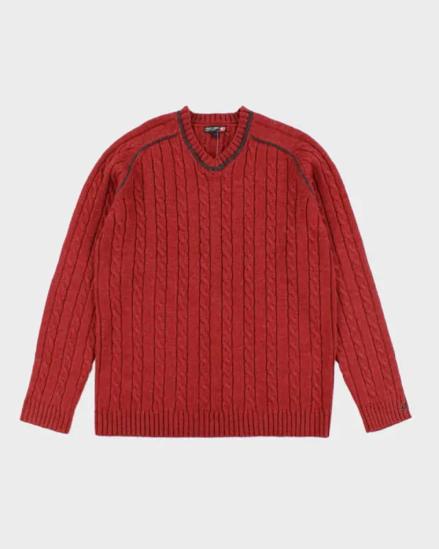 Vintage Point Zero Heavyweight Chunky Knit Jumper - L sold by Rokit