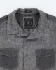 Vintage Y2k 00s Guess Grey Long Sleeve Shirt - L sold by Rokit