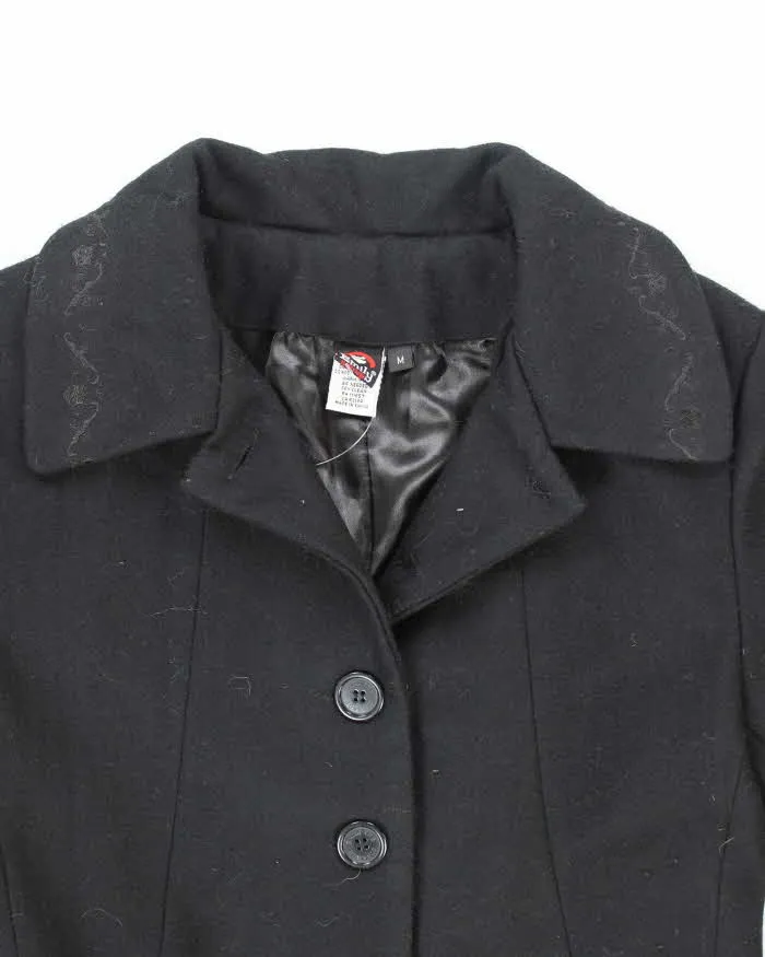 Vintage Y2k 00s Emily The Strange Wool Blend Embroidered Coat - M sold by Rokit product image thumbnail 3