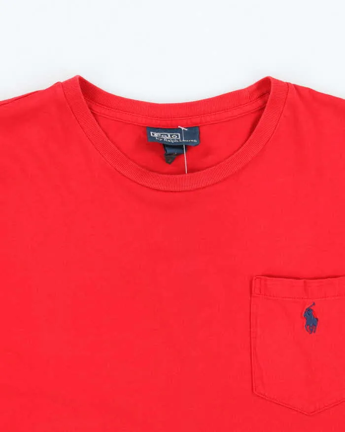 Vintage Ralph Lauren Small Horse Pocket T-Shirt - S sold by Rokit product image thumbnail 3