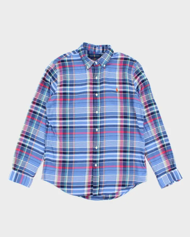 Vintage Ralph Lauren Checked Long Sleeve Shirt - L sold by Rokit
