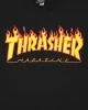 Vintage Thrashed Flame Logo Graphic T-Shirt - L sold by Rokit