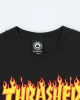 Vintage Thrashed Flame Logo Graphic T-Shirt - L sold by Rokit
